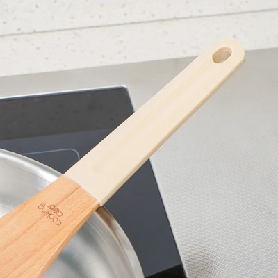 Gambar Cooking Color Prun Spatula Turner Slotted - Krem