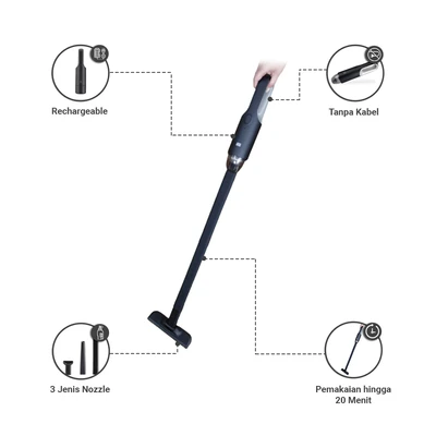 Gambar Kels Ralton Vacuum Cleaner Dry Handheld - Hitam