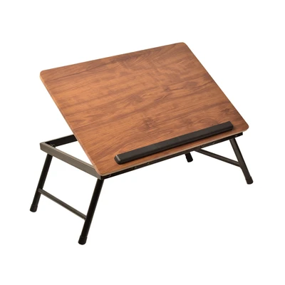 Gambar Odi Meja Laptop Lipat - Cokelat Tua