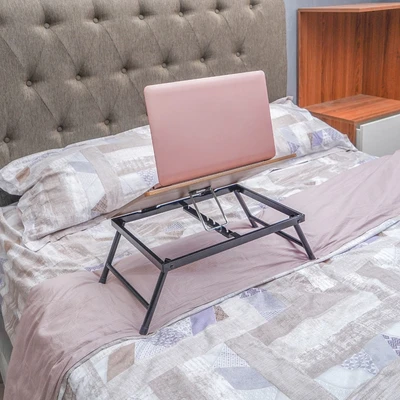 Gambar Odi Meja Laptop Lipat - Cokelat Tua
