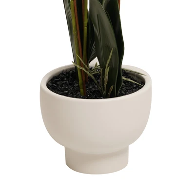 Gambar Informa Bunga Artifisial Orchid Dengan Pot 17x17x60 cm - Putih