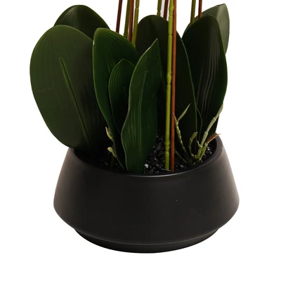 Gambar Informa Bunga Artifisial Orchid Dengan Pot 22x22x70 cm - Ungu