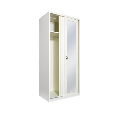 Gambar Masterspace Lemari Pakaian 2 Pintu Geser 90x55x195 cm - Putih