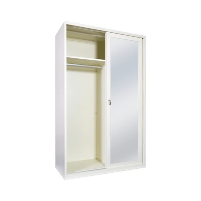 Gambar Masterspace Lemari Pakaian 2 Pintu Geser 122x55x195 cm - Putih