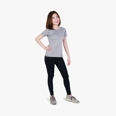 Gambar Alph Ukuran L T-shirt Wanita Value - Abu-abu