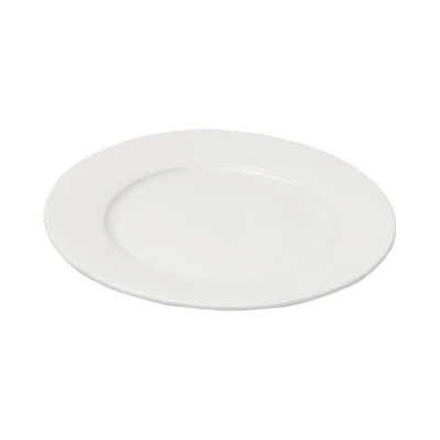 Gambar Delicia Piring Makan Porcelain Rim 27 cm - Putih