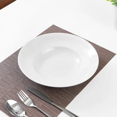 Gambar Delicia Piring Makan Pasta Porcelain 27 cm - Putih