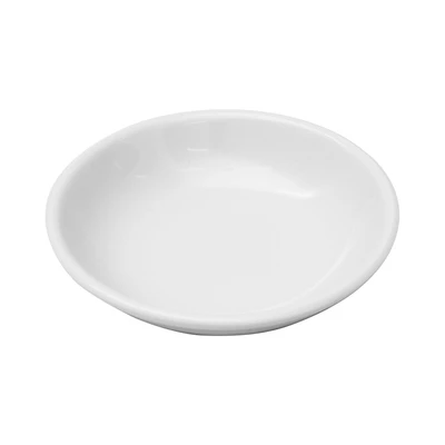 Gambar Delicia Piring Saus Porcelain 10 cm - Putih