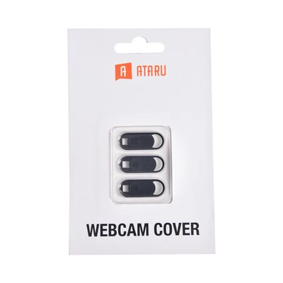 Gambar Ataru Set 3 Pcs Webcam Cover - Hitam