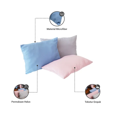 Gambar Informa 45x65 Cm Bantal Marshmallow - Biru