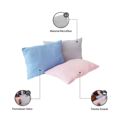 Gambar Informa 45x65 Cm Bantal Marshmallow - Abu-abu