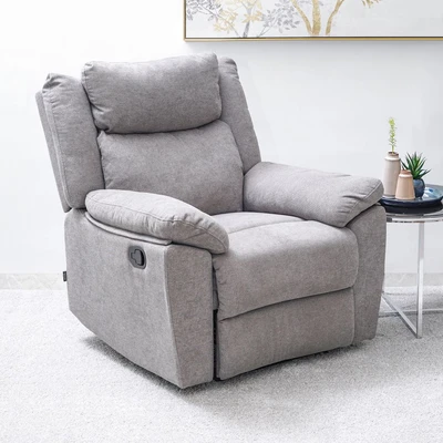 Gambar Informa Gilford Sofa Recliner Fabric 1 Seater - Abu-abu