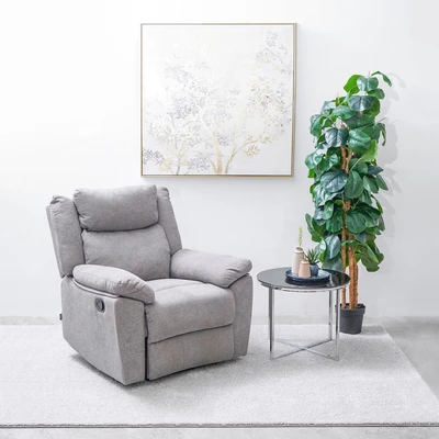 Jual Informa Gilford Sofa Recliner Fabric Seater Abu Abu Terbaru