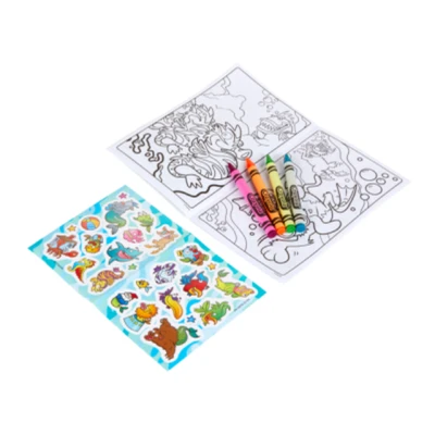 Gambar Crayola Set Coloring Dengan Crayons Mer Creatures 18pk