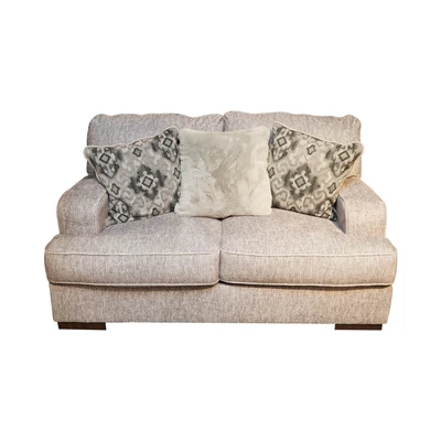 Gambar Ashley Mercado Sofa Fabric 2 Seater - Abu-abu