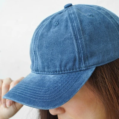 Gambar Ataru Topi Baseball Denim - Biru Tua