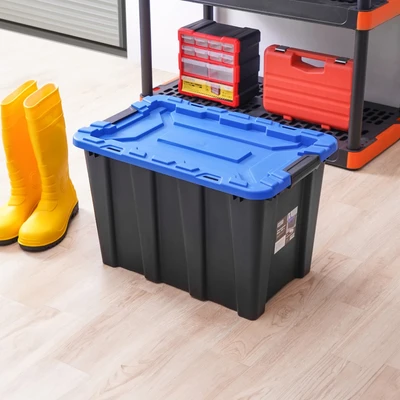 Gambar Masterspace 55 Ltr Kotak Perkakas Plastik Heavy Duty - Biru/hitam