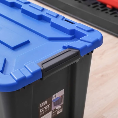 Gambar Masterspace 55 Ltr Kotak Perkakas Plastik Heavy Duty - Biru/hitam