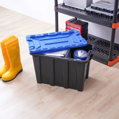 Gambar Masterspace 55 Ltr Kotak Perkakas Plastik Heavy Duty - Biru/hitam