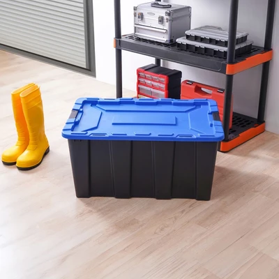 Gambar Masterspace 100 Ltr Kotak Perkakas Plastik Heavy Duty - Biru/hitam