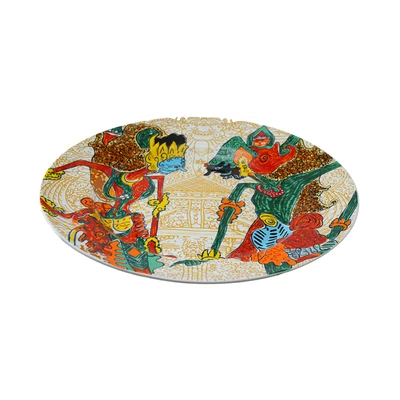 Gambar Kopin Porcelain Piring Makan Porcelain Rama Sinta 25 cm - Mix