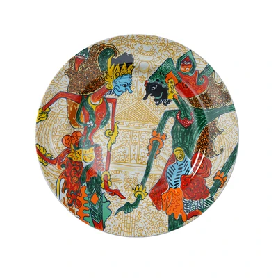Gambar Kopin Porcelain Piring Makan Porcelain Rama Sinta 25 cm - Mix