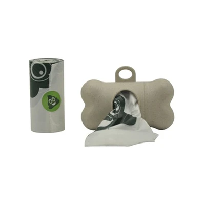 Gambar M-Pets Waste Bag Dispenser Anjing Bambu