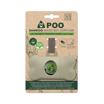 Gambar M-Pets Waste Bag Dispenser Anjing Bambu