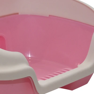 Gambar Paws N Tail Toilet Kucing Dengan Sekop 40x30x18 Cm - Pink