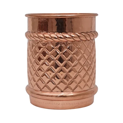 Gambar Mug Motif Kotak 350 ml - Bronze