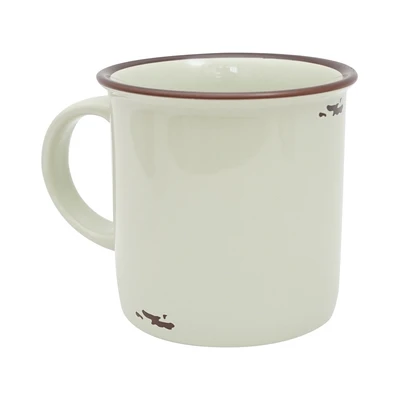 Gambar Kopin Mug Porcelain Vintage 300 ml - Putih Ivory