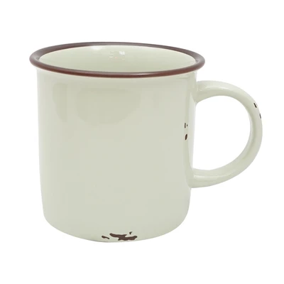 Gambar Kopin Porcelain Mug Porcelain Vintage 300 ml - Krem
