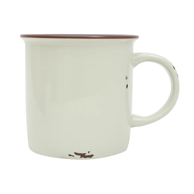 Gambar Kopin Porcelain Mug Porcelain Vintage 300 ml - Krem