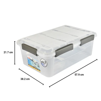 Gambar Ezy Storage Kotak Penyimpanan Dengan Tutup 57.9x38.2x21.7 cm