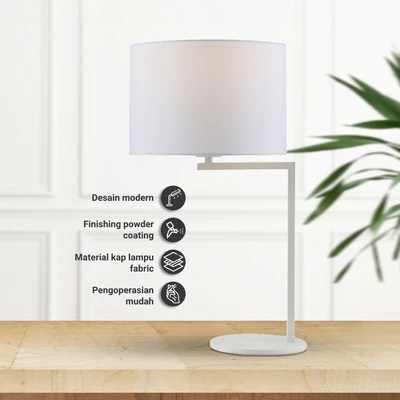 Jual Informa Grego Lampu Meja Putih Terbaru Ruparupa