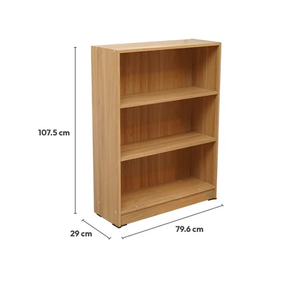 Gambar Informa Pablo Rak Buku 3 Tingkat - Cokelat Oak
