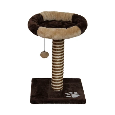 Gambar Paws N Tail 34x34x46 cm Pohon Bermain Kucing - Cokelat