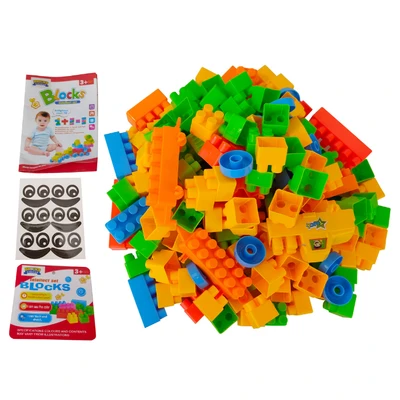 Gambar Bricks Kingdom Set 180 Pcs Blocks Tas - Merah