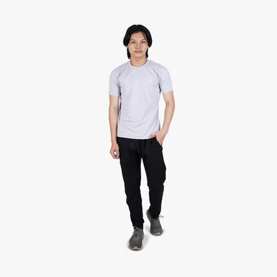 Gambar Alph Ukuran S T-shirt Dry Fit Pria - Abu-abu