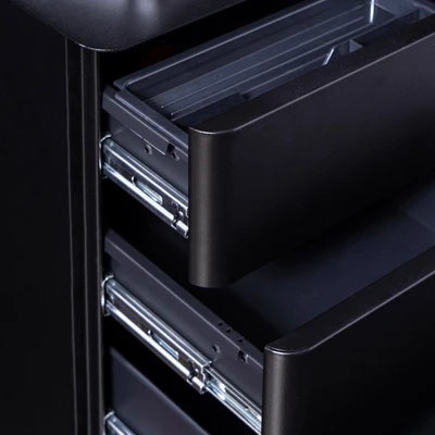 Gambar Halle Filing Cabinet Metal Padestal - Hitam