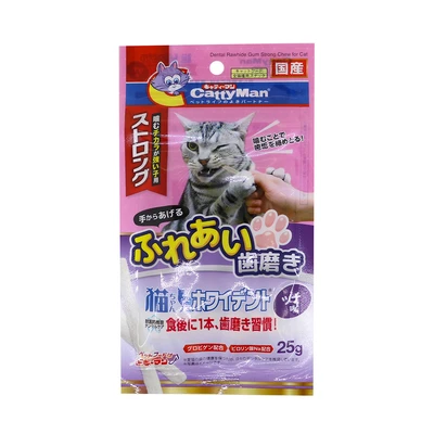 Gambar Cattyman Camilan Kucing Whident Strong Tuna 25 gr