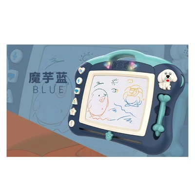 Gambar Kiddy Star Papan Gambar Magnetic Light Sound - Biru