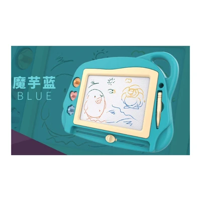 Gambar Kiddy Star Set Magnetic Drawing Board Tosca - Biru Tosca