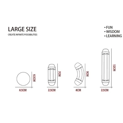 Gambar Kiddy Star Set 27 Pcs Magnetic Bar & Balls