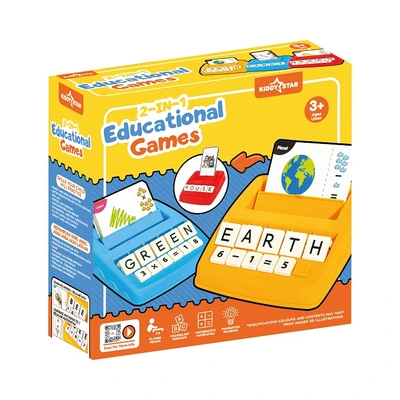 Gambar Kiddy Star Set Educational Game 2 In 1 - Biru