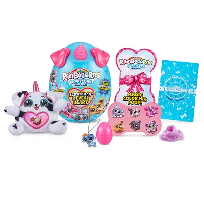 Gambar Zuru Set Boneka Rainbocorns Sparkle Heart S3 9237 Random