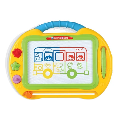 Gambar Kiddy Star Magnetic Drawing Board - Kuning