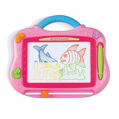 Gambar Kiddy Star Magnetic Drawing Board S Cp - Pink