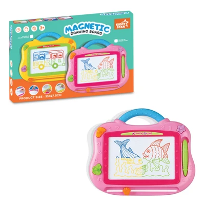 Gambar Kiddy Star Magnetic Drawing Board S Cp - Pink