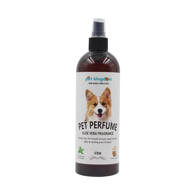 Gambar Pet Kingdom 470 Ml Parfum Hewan Wangi Aloe Vera